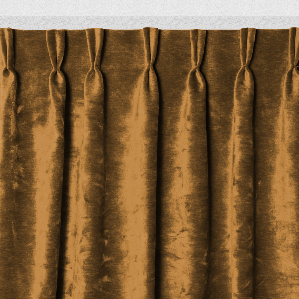Velours gordijn goud, verduisterend en akoestisch
