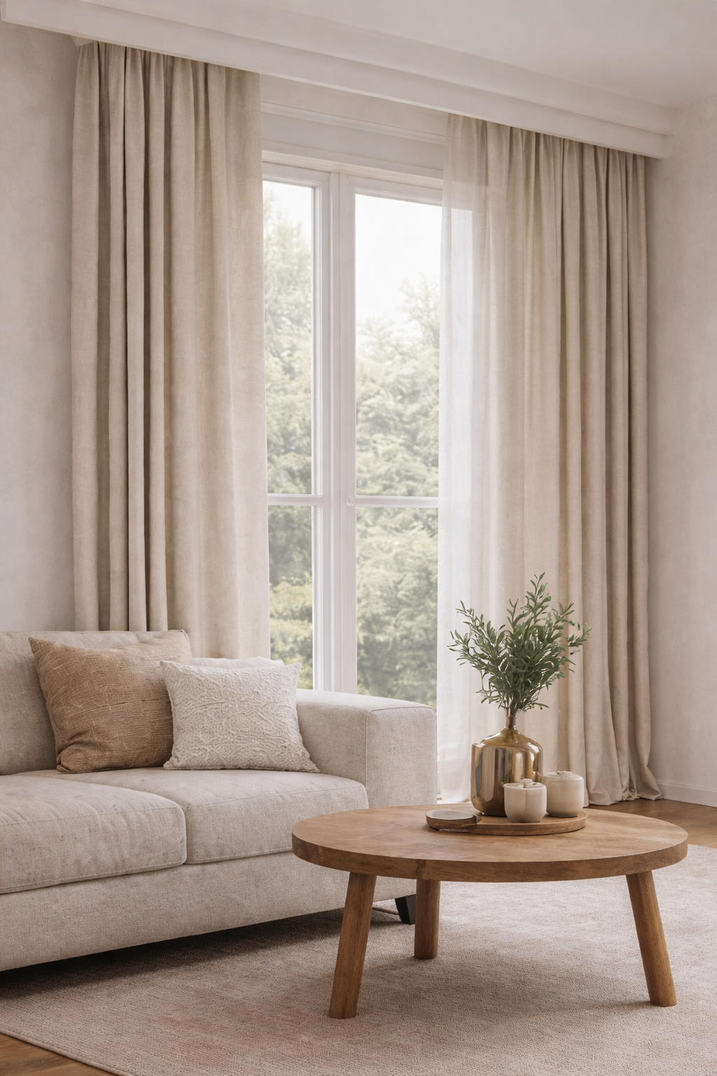 Linnen gordijnen op maat