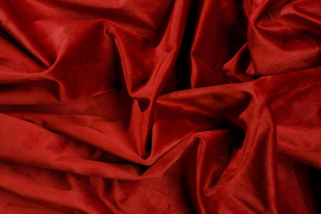 Castello Velours gordijn Terracotta close up