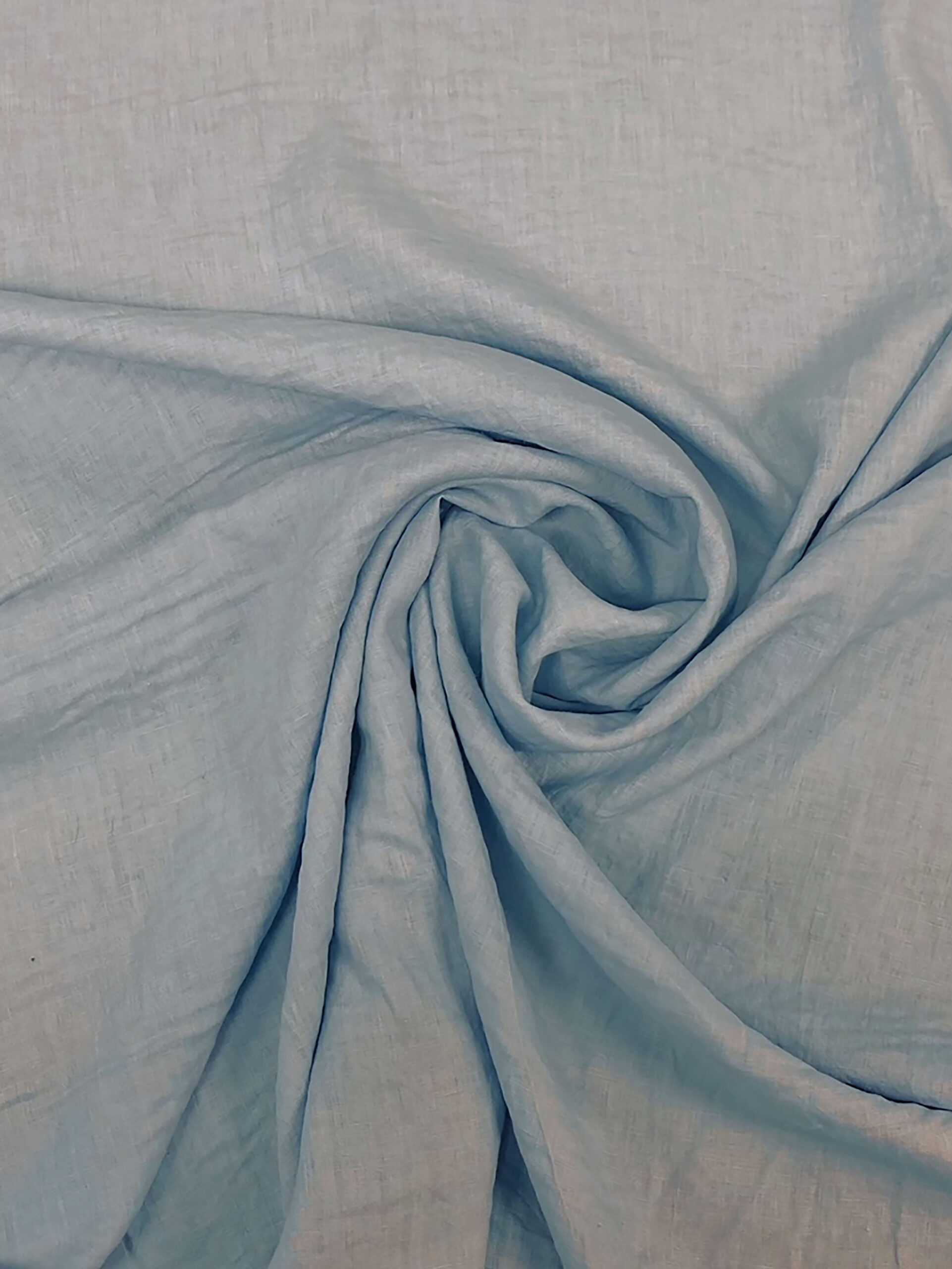 Landelijk linnen licht-blauw, stonewashed