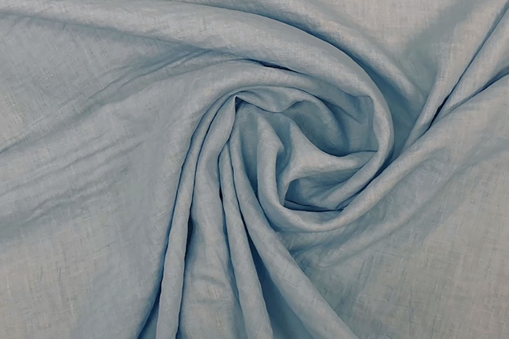 Landelijk Linnen Close up Blauw