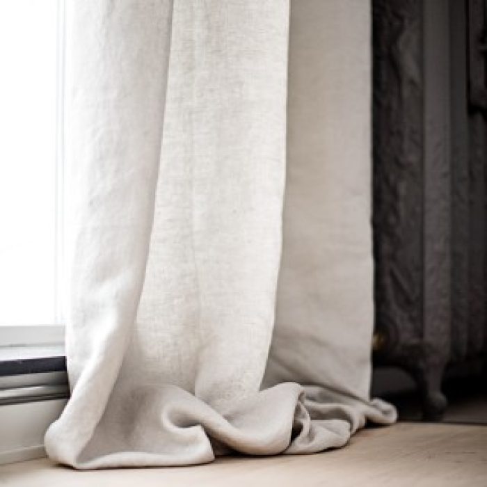 stonewashed linnen kleur wit